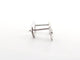 Boucles d'oreilles boucles d'oreilles DINH VAN puces menottes or diamant 58 Facettes 264595