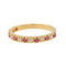 Bague 49 Bague Demi alliance Or jaune Diamant 58 Facettes 3517047CN