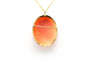 Pendentif Pendentif Années 50 en or jaune serti d'un camée 58 Facettes 23039