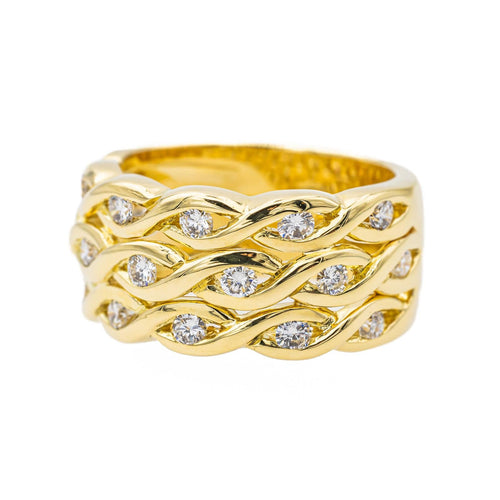 Bague 54 Bague Or jaune Diamant 58 Facettes 3417849CN