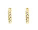 Boucles d'oreilles Orecchini Chimento in oro giallo e bianco 58 Facettes