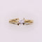 Bague 52 Solitaire deux ors et diamant 58 Facettes