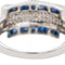 Bague 57 Bague Or blanc Saphir 58 Facettes 3646128CN