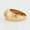 Bague 55 Bague Or Jaune - Emeraudes et Diamants 58 Facettes RÉF 6200/10
