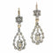 Boucles d'oreilles Boucles d'oreilles victoriennes élégantes avec diamants taille rose 58 Facettes 24240-0376