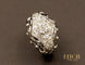 Bague 52 Bague 1950 Diamants et Or Blanc 58 Facettes A9839