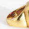 Bague Cabochon Pink Tourmaline Ring Square Cocktail Estate 18k Yellow Gold Sz 6 Maz 58 Facettes G13411