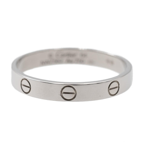 Bague 64 Cartier Bague Alliance Love Or blanc 58 Facettes 2974711CN