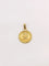 Pendentif AUGIS - Médaille amour couronne de Laurier Plus qu'hier moins que demain or jaune 58 Facettes J466