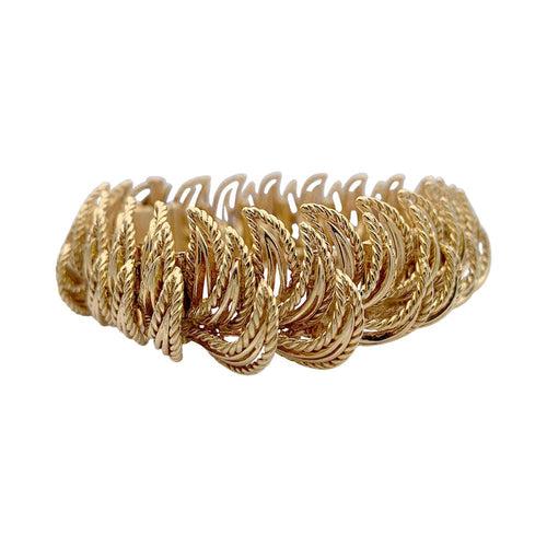 Bracelet Bracelet Boucheron Vintage or jaune. 58 Facettes 32952