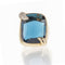 Bague 54 Bague Pomellato Ritratto en or rose, topaze et diamants 58 Facettes 2.18498