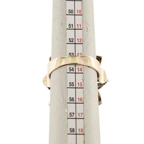 Bague 53 Bague fleur citrine et diamants 58 Facettes 35956
