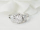 Bague 57 Bague solitaire en or blanc platine et diamant 1,20ct 58 Facettes 33557