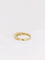 Bague 53.5 Demi-alliance vintage en or et diamants en serti clos 58 Facettes J153