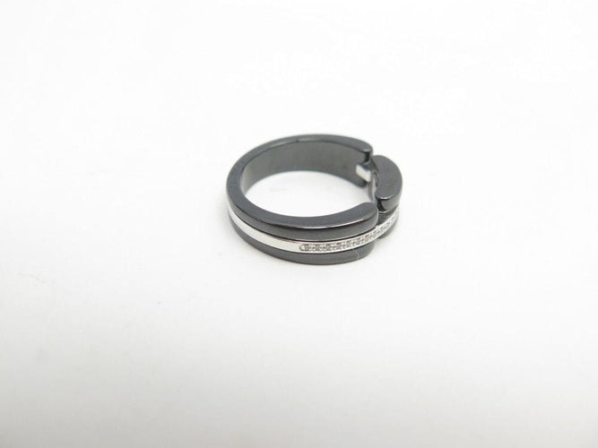 Bague 60 bague CHANEL ultra pm or blanc ceramique diamants 58 Facettes 259225