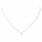 Collier Collier Solitaire Or blanc Diamant 58 Facettes 4387213CN