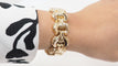 Bracelet 16cm Bracelet Tank en or jaune 58 Facettes 32571