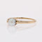 Bague 49 Solitaire or jaune perle de culture 58 Facettes 20-062
