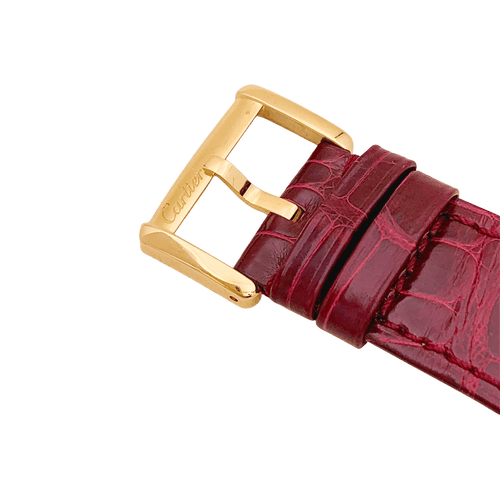 Montre Montre Cartier, "Tank Divan", or jaune et diamants. 58 Facettes 34640