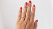 Bague 54 Bague vintage en Or jaune et aigue marine 58 Facettes 31667
