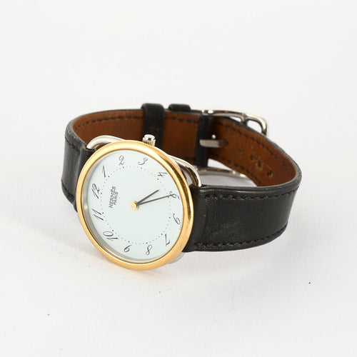 Montre HERMES - Montre Arceau - Plaqué or et acier 58 Facettes