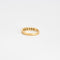 Bague 53 Demi alliance en or jaune et diamants 58 Facettes GAW2