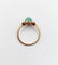 Bague 52.5 Bague marguerite or jaune, cabochon de turquoise, diamants et perles (circa 1900) 58 Facettes A05219