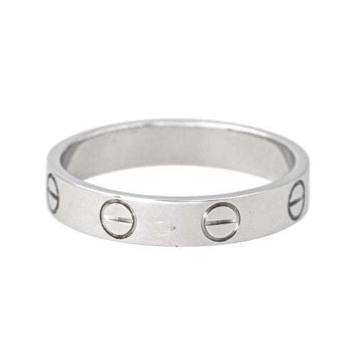 Bague 52 Cartier Bague Love Or blanc 58 Facettes 4534658CN