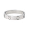 Bague 52 Cartier Bague Love Or blanc 58 Facettes 4534658CN
