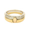 Bague 60 A.ROURE - « CHUT….JE T'AIME » - Bague ouvrante trois ors et diamants 58 Facettes SQU3655