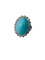 Bague 52 Bague en or blanc, turquoise et diamants 58 Facettes 258944