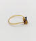 Bague 55 Bague toi et moi vintage or jaune 18k saphirs jaune et bleu 58 Facettes A06006