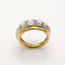 Bague Bague or platine diamants 58 Facettes