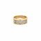 Bague 57 Bague jonc or jaune et diamants 58 Facettes GU252-1