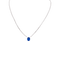 Collier Collier or blanc, saphir. 58 Facettes 34761