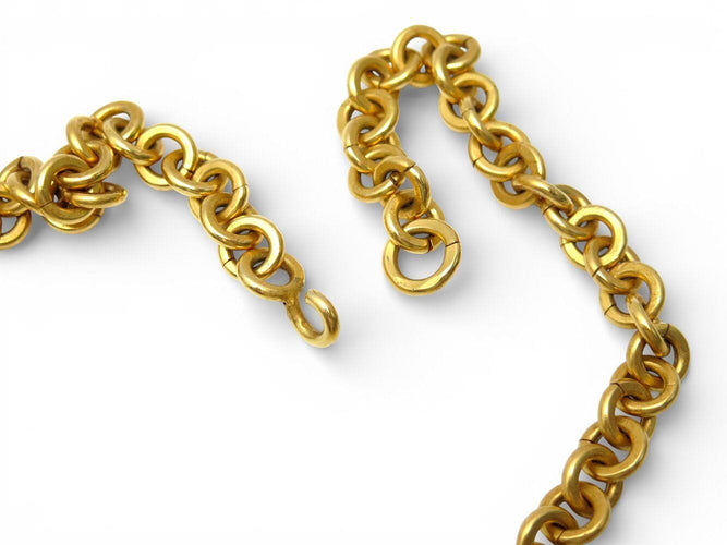 Collier vintage collier CHRISTIAN LACROIX pendentif breloques pierres pampille 58 Facettes 272656