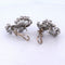 Boucles d'oreilles Boucles d'oreilles en platine et or jaune avec diamants 58 Facettes