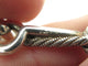 Collier collier sautoir HERMES de percin chaine cordage marin en argent 58 Facettes 267985
