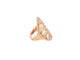Bague 52 bague BULGARI intarsio nacre t52 en or rose 18k 14.3gr serti diamants 58 Facettes 267206