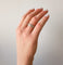 Bague 53 Alliance américaine en or gris 58 Facettes 593/10