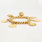 Bracelet Gourmette or jaune 58 Facettes LP468/2