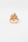 Bague 52 Bague "Soleil" en or jaune et malachite 58 Facettes