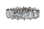 Bague 52 Bague Alliance Diamant18 carats Or blanc 4.20 ct 58 Facettes ALL420-107