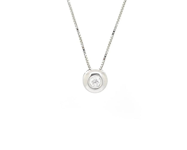 Collier Collier à pointe lumineuse de 0,10 ct 58 Facettes 14792