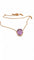 Collier Collier or jaune et améthyste 58 Facettes