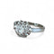 Bague 49 Solitaire diamant en or et platine 58 Facettes 225