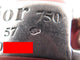 Bague 55 bague CHRISTIAN DIOR gourmette or blanc 58 Facettes 259930