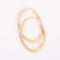 Boucles d'oreilles Créoles en diamants sur or jaune 58 Facettes 1