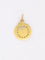 Pendentif Medaille vintage Je t’aime or jaune émail 58 Facettes 1096