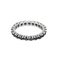 Bague 53 Alliance américaine en or blanc et saphirs 58 Facettes CAN1473X4